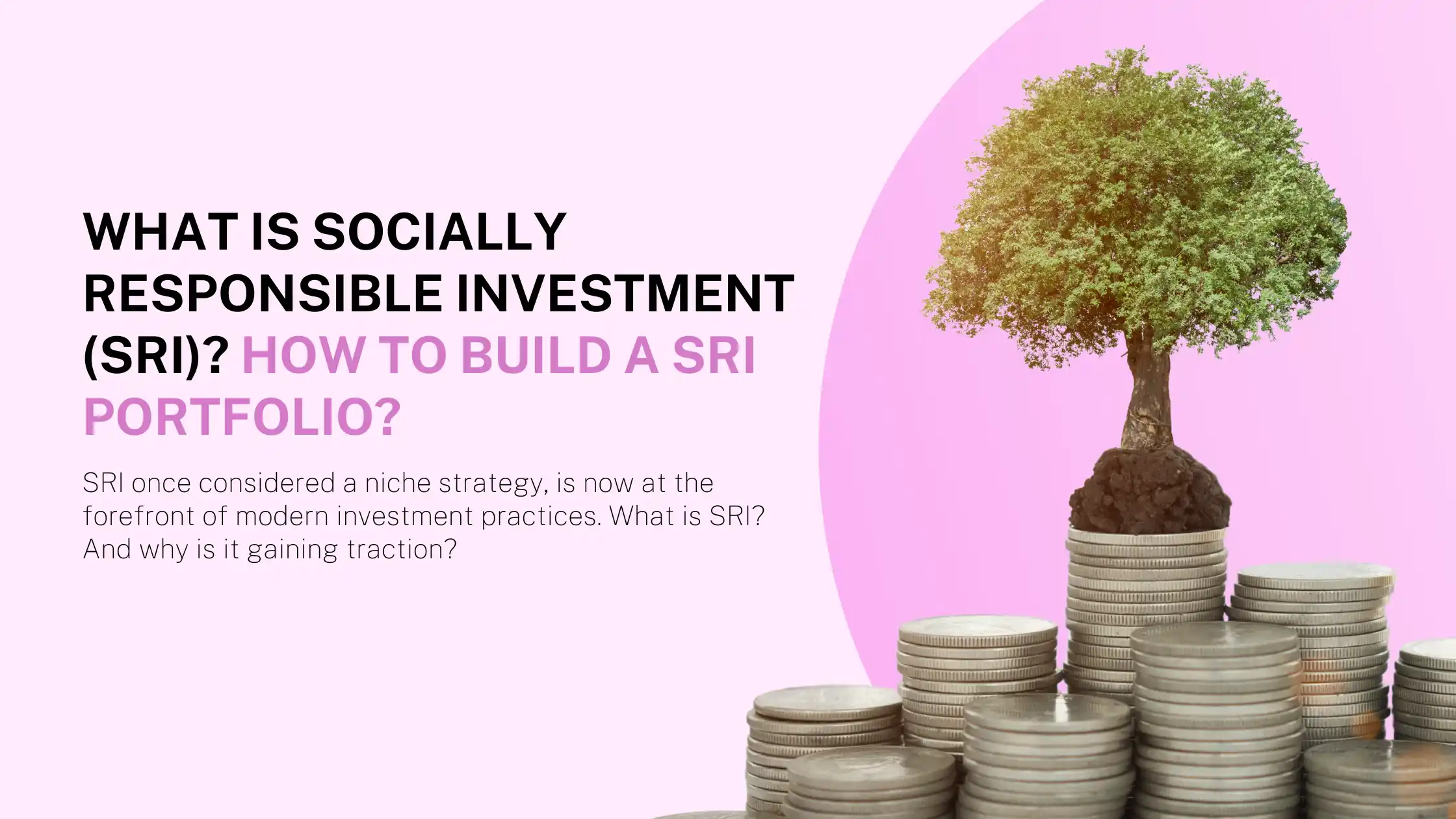 What is socially responsible investment (SRI)? How to build a SRI portfolio?