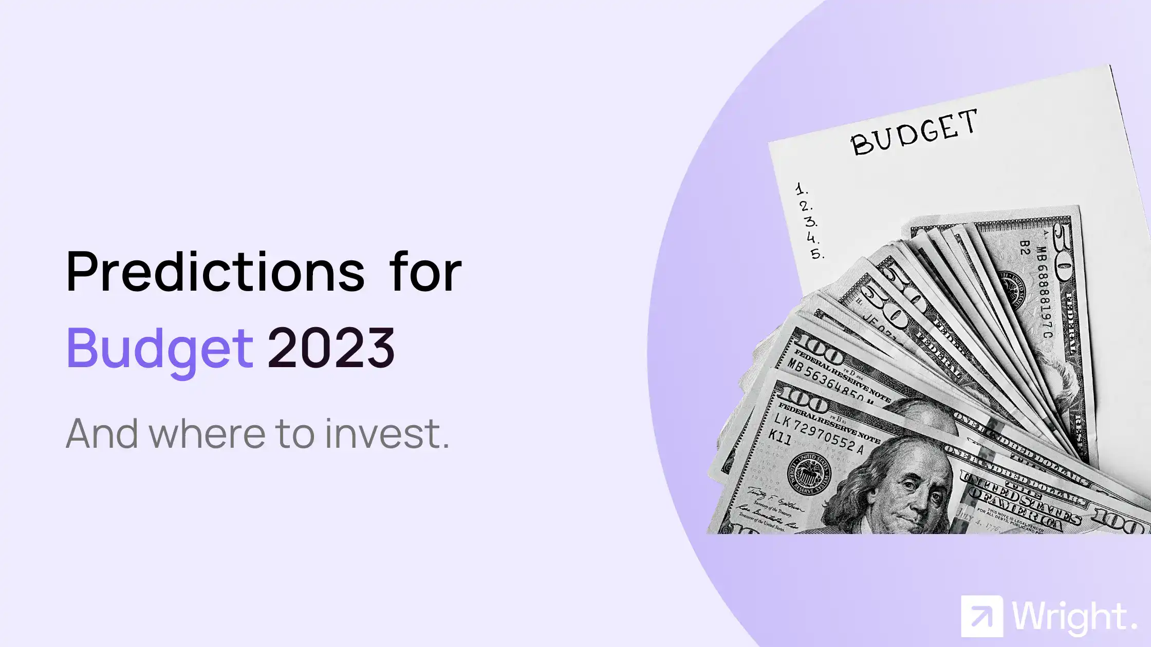 Predictions for the Budget - 2023